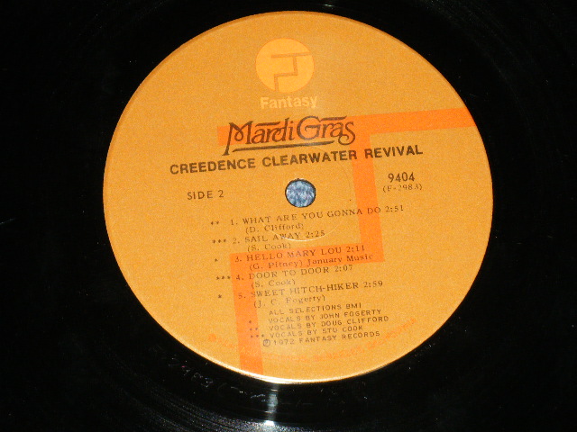 画像: CCR CREEDENCE CLEARWATER REVIVAL -  MARDI GRAS ( Matrix #  F-2980-1-A2D/F-2983-1-A2L )  (Ex+/Ex+++ ) /  1972 US AMERICA ORIGINAL " TEXTURDED COVER" "THIN Vinyl" "BROWN Label" Used LP 