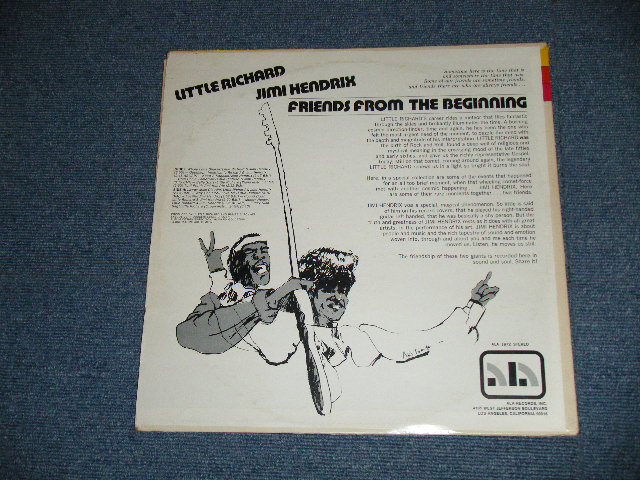 画像: JIMI HENDRIX & LITTLE RICHARD - FRIENDS FROM THE BEGINNING / 1972 US AMERICA ORIGINAL Used LP +