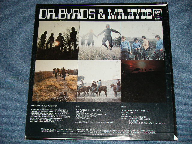 画像: THE BYRDS - DR.BYRDS & MR. HYDE( Matrix # 1G/1G)  ( Ex++/Ex+++ )  / 1971 US AMERICA "2nd Press Label"  Used LP