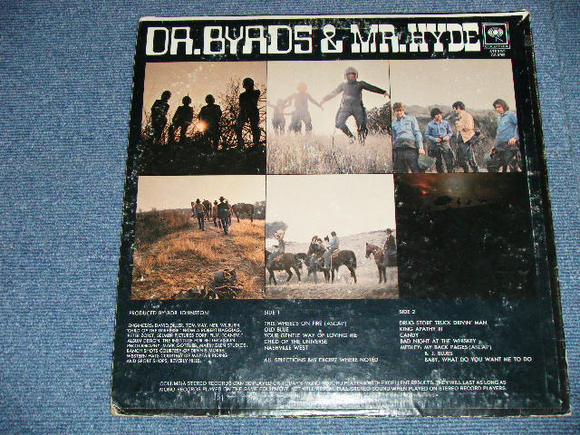 画像: THE BYRDS - DR.BYRDS & MR. HYDE( Matrix # 1E/1B )  ( Ex/Ex++ A-2,B-3:Ex )  / 1969 US AMERICA ORIGINAL "360 SOUND Label" "PROMO STAMP"  Used LP