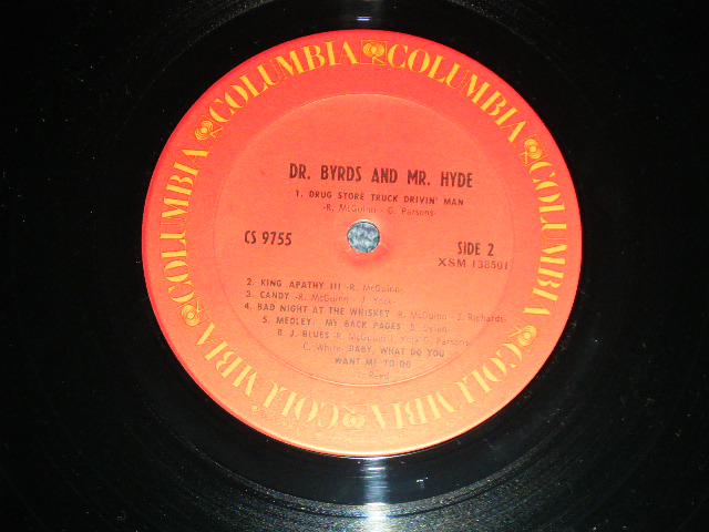 画像: THE BYRDS - DR.BYRDS & MR. HYDE( Matrix # 1D/1A)  ( Ex+++/MINT-)  / 1971 US AMERICA "2nd Press Label"  Used LP