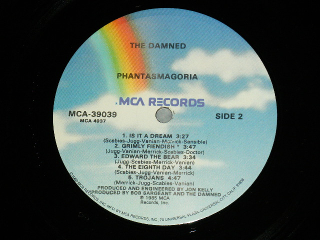 画像: DAMNED -  PHANTASMAGORIA ( Ex+++/MINT- ) /  1985 US AMERICA  ORIGINAL Used LP