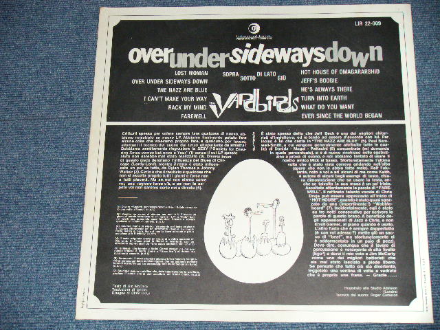 画像: THE YARDBIRDS  - OVER UNDER SIDEWAYS DOWN ( Ex+++/Ex+++ Looks:Ex++) / 1960's SOUTH AFRICA 南アフリカ盤 ORIGINAL Used LP