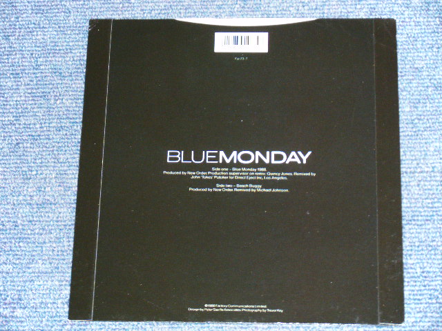 画像: NEW ORDER - BLUE MONDAY : BEACH BUGGY ( Ex/Ex+++ ) / 1988 UK ORIGINAL 7"45 Single With PICTURE SLEEVE 