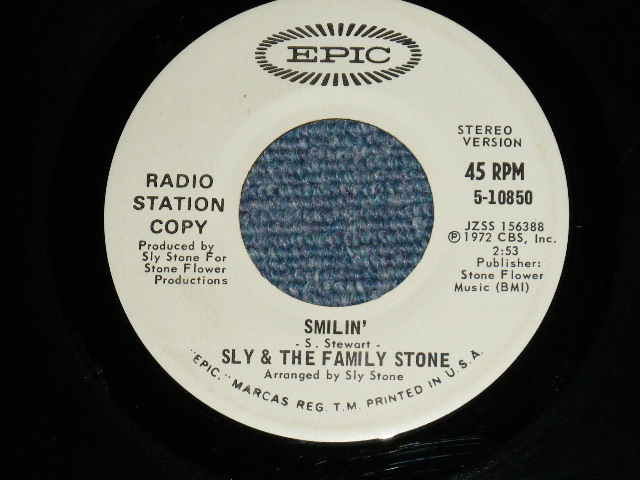 画像: SLY & THE FAMILY STONE - A) STAND  B) I WANT TO TAKE YOU HIGHER (Ex+++/Ex+++ BB) / 1969 US AMERICA ORIGINAL Used 7" 45rpm  Single 