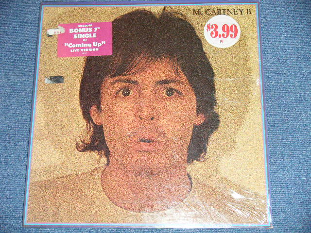 画像: PAUL McCARTNEY of THE BEATLES - McCARTNEY II  with Bonus Single ( MINT-/MINT )  / 1980 US AMERICA  ORIGINAL Used LP with Bonus Single 