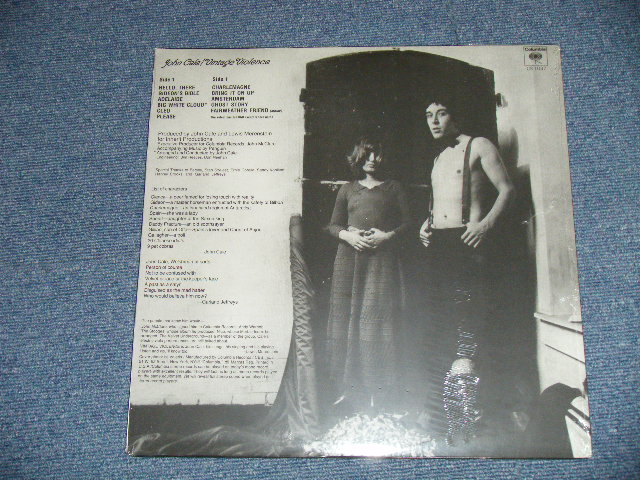 画像: JOHN CALE (VELVET UNDERGROUND) - VINTAGE VIOLENCE  ( SEALED ) /  US AMERICA REISSUE "BRAND NEW SEALED"  LP  