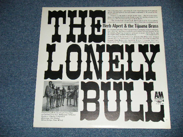 画像: HERB ALPERT & The TIJUANA BRASS -THE LONELY BLULL : Debut Album  ( Matrix # : SP-101-1J / SP-102-1K ) ( Ex+++/Ex+++ )  / 1963  US AMERICA Original  "BROWN Label" "STEREO" Used  LP 