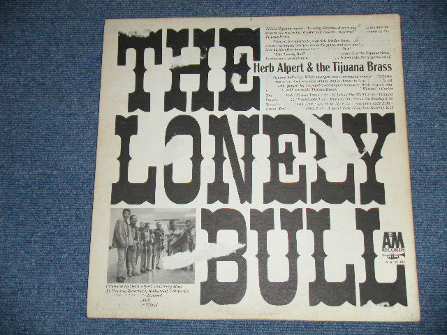 画像: HERB ALPERT & The TIJUANA BRASS -THE LONELY BLULL : Debut Album  ( Matrix # : SP-101-1C △8057 / SP-102-1D △8057-x) ( Ex++/Ex+++ )  / 1963  US AMERICA Original  "BROWN Label" "STEREO" Used  LP 