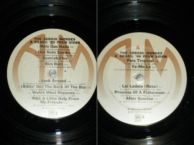 画像: SERGIO MENDES & BRASIL '66 -   FOURSIDER  ( Ex/Ex+++)  / 1972 US AMERICA 2nd Press Label   Used 2-LP'S 