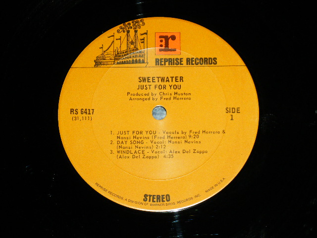 画像: SWEETWATER - JUST FOR YOU ( Ex++/Ex+++ Looks:Ex++ ) /  1971 AMERICA US ORIGINAL Used  LP