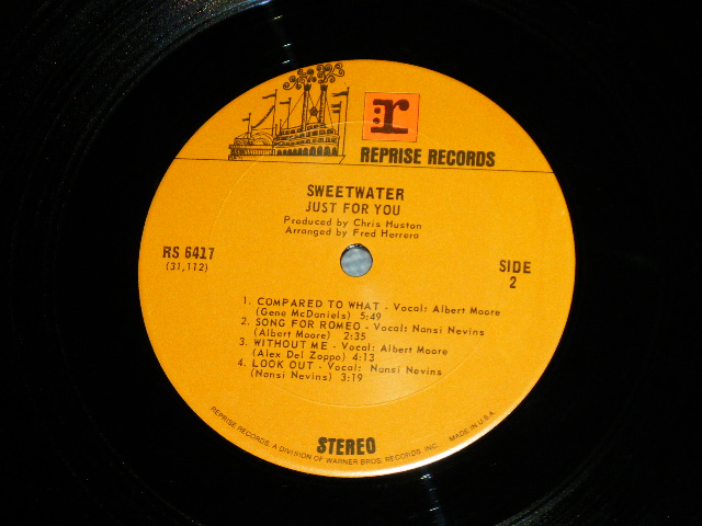 画像: SWEETWATER - JUST FOR YOU ( Ex++/Ex+++ Looks:Ex++ ) /  1971 AMERICA US ORIGINAL Used  LP