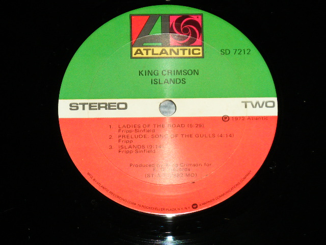 画像: KING CRIMSON - ISLANDS ( Matrix #  A) ST-A-712381-CC-L △16705 PR/ B) ST-A-712382-CC Re  △16705 -x PR)  (VG+++/Ex++) / 1972 US ORIGINAL 1976 Version 3rd Press Small "75 ROCKFELLER" Label Used  LP 