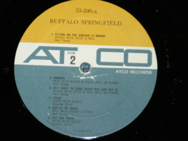 画像: BUFFALO SPRINGFIELD -  BUFFALO SPRINGFIELD  ( Matrix # A) C-12517-AA  △10276/B) C-12518-AA  △10276-x  ) ( Ex.Ex+/Ex++ : EDSP )  / 1967 US AMERICA ORIGINAL 2nd Press "BROWN & GRAY" Label MONO Used LP  