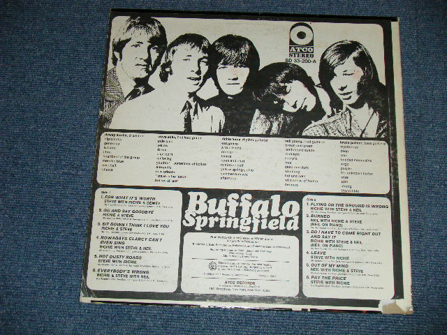 画像: BUFFALO SPRINGFIELD -  BUFFALO SPRINGFIELD  ( Matrix # A) ST-C-66983-△23394/B) ST-C-66984-△23394-x ) ( Ex-/Ex++ : EDSP)  / 1967 US AMERICA ORIGINAL 1969 Version 2nd press "YELLOW Label" Small "75 ROCKFELLER Label" STEREO  Used LP 