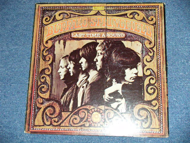 画像: BUFFALO SPRINGFIELD -  LAST TIME AROUND ( MATRIX # A)ST-C-68299-BB D-2 MR △12022/ B) ST-C-68300-BB MR  △12022 -x (2) D 1) ( Ex+++/Ex+ Tape on Cover  )   / 1968 US AMERICA 1969 Version 2nd Press "YELLOW Label" "1841 BROADWAY Label" STEREO Used LP