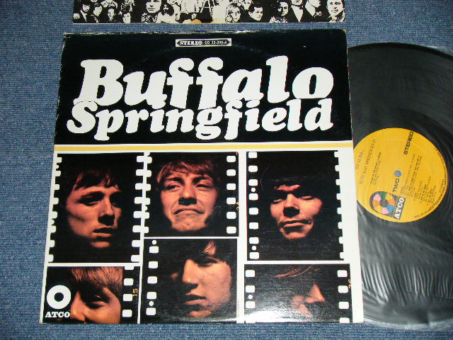 画像1: BUFFALO SPRINGFIELD -  BUFFALO SPRINGFIELD  ( Matrix # A) A) ST-C-66983-AA △10277 /B) ST-C-66984-BM-RE △10277-x ) ( Ex++/Ex+++)  / 1967 US AMERICA ORIGINAL 1969 Version "YELLOW with '1841 BROADWAY Label" STEREO  Used LP 