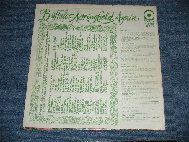 画像: BUFFALO SPRINGFIELD -  AGAIN  ( Matrix # ST-C-671117-1A  CTB) ST-C-671118-1A  CT ) ( Ex++/Ex+++ EDSP )  / 1967 US AMERICA ORIGINAL 1st Press "PURPLE & GRAY Label" STEREO  Used LP 