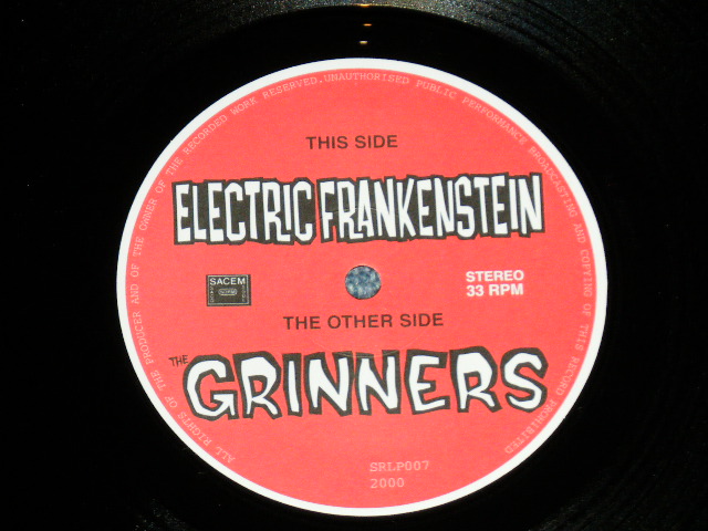 画像: ELECTRIC FRANKENSTEIN  / The GRINNERS  - LIVE.( NEW )  /  2000 FRANCE ORIGINAL  "BRAND NEW"  LP 