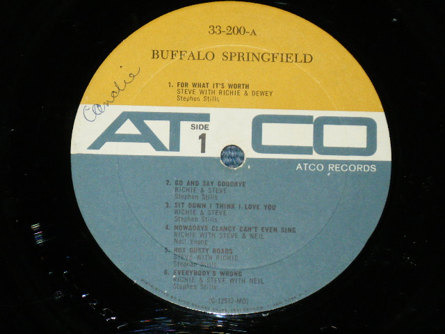 画像: BUFFALO SPRINGFIELD -  BUFFALO SPRINGFIELD  ( Matrix # A) C-12517-AA  △10276/B) C-12518-AA  △10276-x  ) ( Ex.Ex+/Ex++ : EDSP )  / 1967 US AMERICA ORIGINAL 2nd Press "BROWN & GRAY" Label MONO Used LP  