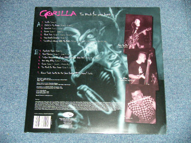 画像: GORILLA - TOO MUCH FOR YOUR HEART.( NEW )  /  1999 GERMAN ORIGINAL  "BRAND NEW"  LP 