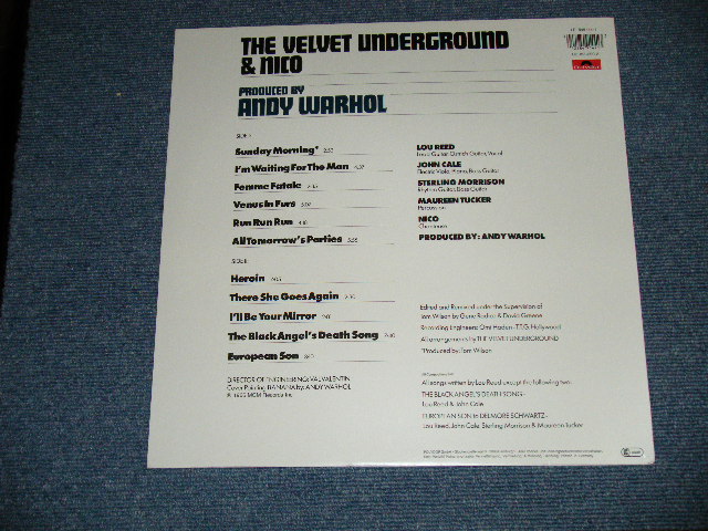 画像: THE VELVET UNDERGROUND &' NICO - THE VELVET UNDERGROUND &' NICO : ANDY WARHOL ( NEW ) / 2000 GERMAN REISSUE Brand New LP