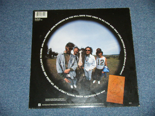 画像: NEIL YOUNG ; CRAZY HORSE -  RAGGED GLORY ( Ex++/MINT- ) / 1990 US AMERICA ORIGINAL  Used LP 