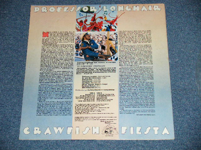 画像: PROFESSOR LONGHAIR -  CRAWFISH FIESTA  ( Ex++/MINT-) / 1980 US AMERICA ORIGINAL Used  LP 