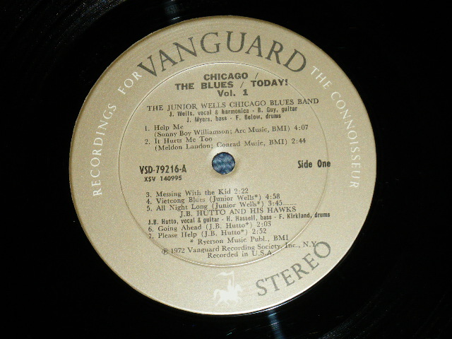 画像: V.A.(JUNIOR WELLS / J.B.HUTTO / OTIS SPAN ) - CHICAGO THE BLUES TODAY!  ( Ex++/MINT-)  / 1972  US AMERICA ORIGINAL Used  LP 