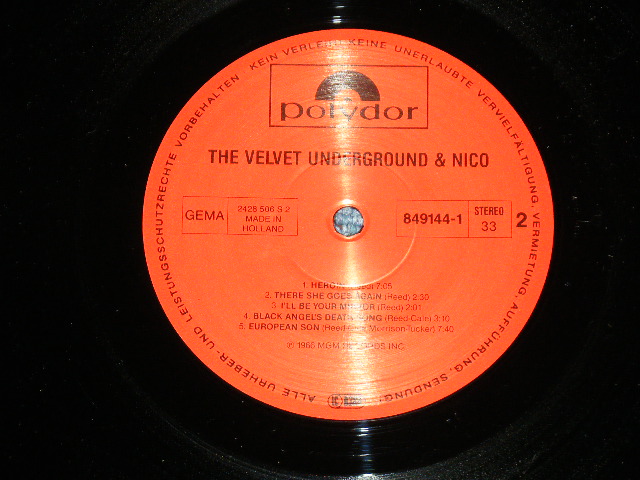 画像: THE VELVET UNDERGROUND &' NICO - THE VELVET UNDERGROUND &' NICO : ANDY WARHOL ( NEW ) / 2000 GERMAN REISSUE Brand New LP