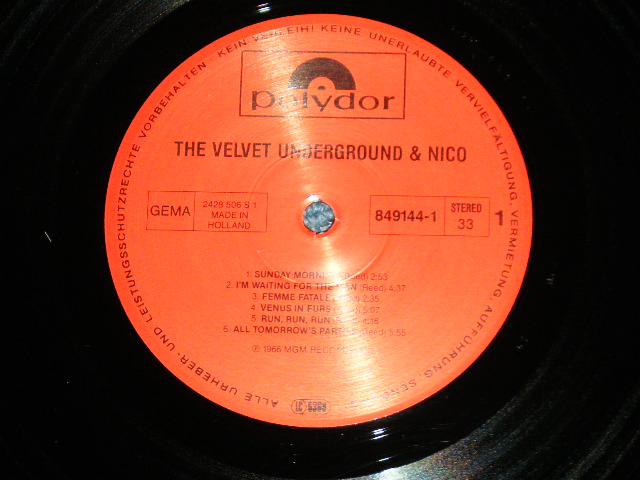 画像: THE VELVET UNDERGROUND &' NICO - THE VELVET UNDERGROUND &' NICO : ANDY WARHOL ( NEW ) / 2000 GERMAN REISSUE Brand New LP