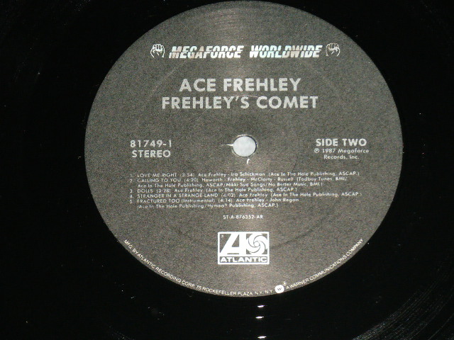 画像: ACE FREHLEY of  KISS - FREHLEY'S COMET ( MINT-/MINT ) / 1987 US ORIGINAL Used  LP