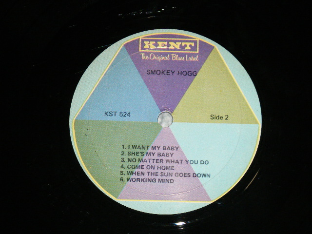 画像: SMOKEY HOGG -  SMOKEY HOGG : ORIGINAL FOLK BLUES ( Ex++/MINT- )  / 1960's   US AMERICA ORIGINAL Used  LP 