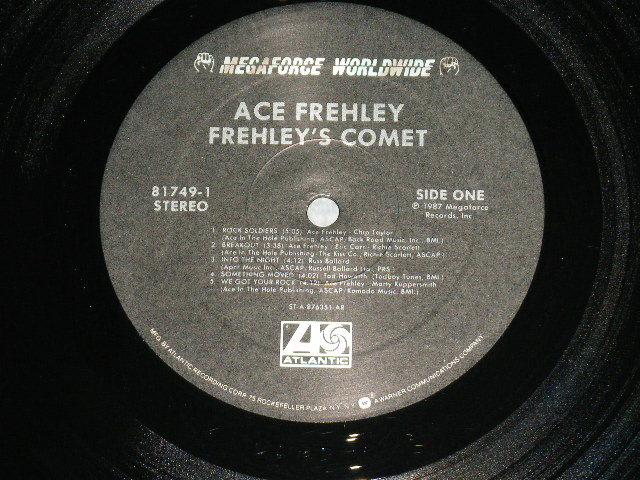 画像: ACE FREHLEY of  KISS - FREHLEY'S COMET ( MINT-/MINT ) / 1987 US ORIGINAL Used  LP