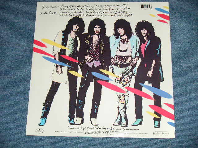 画像:  KISS - ASYLUM ( Ex++/MINT-) / 1985 US AMERICA ORIGINAL Used   LP 