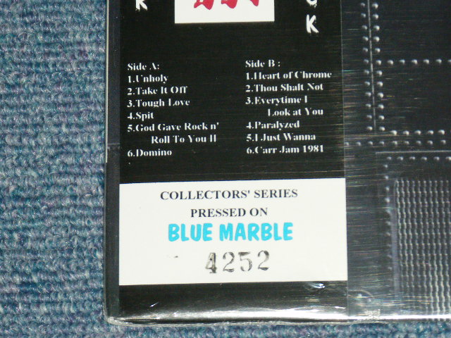 画像:  KISS -  REVENGE "LIMITED # 4252 & BLUE MARBLE Wax" (SEALED) / 1992 US AMERICA ORIGINAL "BRAND NEW SEALED" LP 