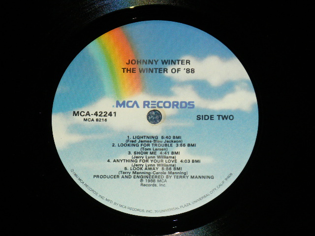 画像: JOHNNY WINTER -  THE WINTER OF '88 ( MINT-/MINT- B-1:Ex+) / 1988 US AMERICA ORIGINAL Used LP 