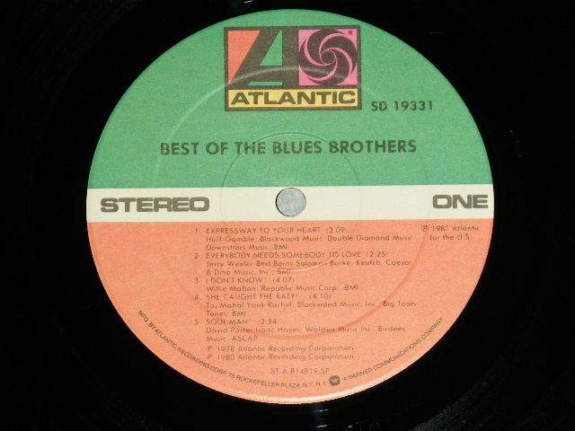 画像: BLUES BROTHERS -  BEST OF  ( MINT/MINT-) / 1981 US AMERICA ORIGINAL Used  LP 