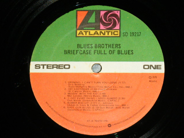 画像: BLUES BROTHERS - BRIEFCASE FULL OF BLUES ( MINT-/MINT) / 1978 US AMERICA ORIGINAL Used  LP 