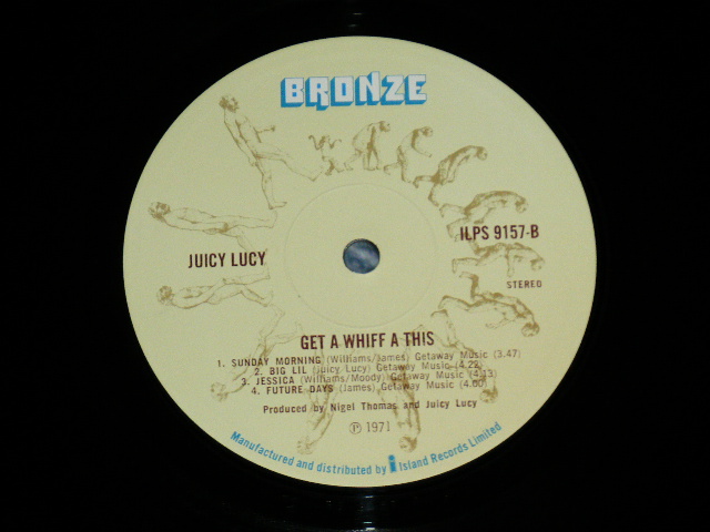 画像: JUCY LUCY - GET A WHIFF A THIS   ( Matrix # A-1U/B-1U) ( MINT-/MINT-)  / 1971 UK ENGLAND ORIGINAL Used LP 