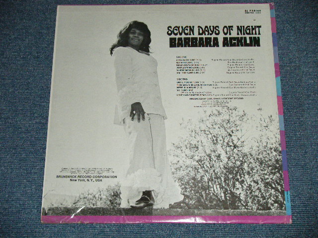 画像: BARBARA ACKLIN - SEVEN DAYS OF NIGHT (VG++/Ex+++ : SEAM EDSP ) / 1969 US AMERICA ORIGINAL Used LP