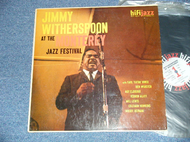 画像1: JIMMY WITHERSPOON - AT MONTEREY JAZZ FESTIVAL ( Ex+,Ex-/Ex+++ ) / 1959 US AMERICA ORIGINAL MONO Used LP 
