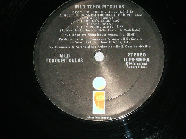 画像: WILD TCHOUPITOULAS - WILD TCHOUPITOULAS  ( Ex++/MINT- ) / 1976 US AMERICA ORIGINAL Used LP