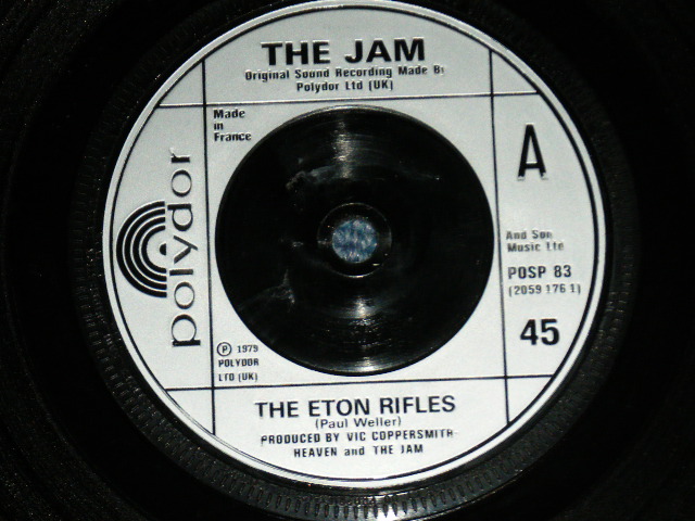 画像: THE JAM ( PAUL WELLER ) - THE ETON RIFLES : SEE SAW  ( Ex+/Ex+++ )  / 1979 UK ENGLAND ORIGINAL Used 7" Single with Picture Sleeve