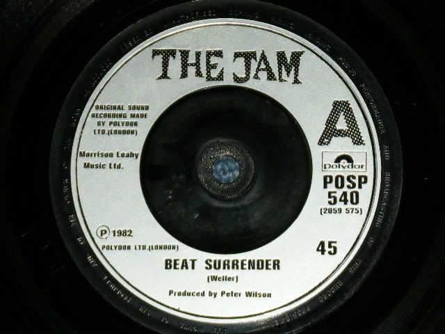 画像: THE JAM ( PAUL WELLER ) - BEAT SURRENDER : SHOPPING  ( Ex+++/MINT- )  / 1982 UK ENGLAND ORIGINAL Used 7" Single with Picture Sleeve