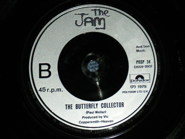 画像: THE JAM ( PAUL WELLER ) - STRANGE TOWN : THE BUTTERFLY( Ex++/Ex+++ )  / 1979 UK ENGLAND ORIGINAL Used 7" Single with Picture Sleeve