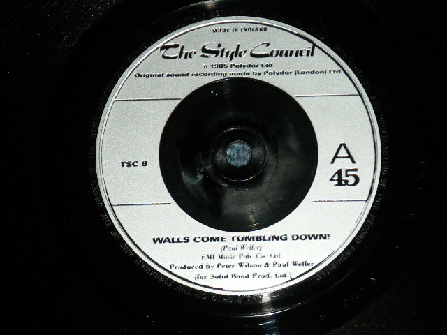 画像: The STYLE COUNCIL (THE JAM, PAUL WELLER ) - WALLS COME TUMBLING DOWN! : THE WHOLE POINT II : BLOOD SPORTS ( VG++/MINT- : TEAR OFC )  / 1985 UK ENGLAND ORIGINAL Used 7" Single with Picture Sleeve