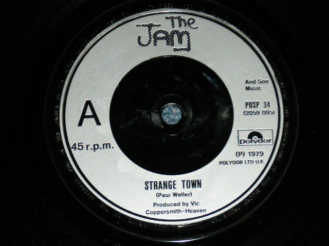 画像: THE JAM ( PAUL WELLER ) - STRANGE TOWN : THE BUTTERFLY( Ex++/Ex+++ )  / 1979 UK ENGLAND ORIGINAL Used 7" Single with Picture Sleeve