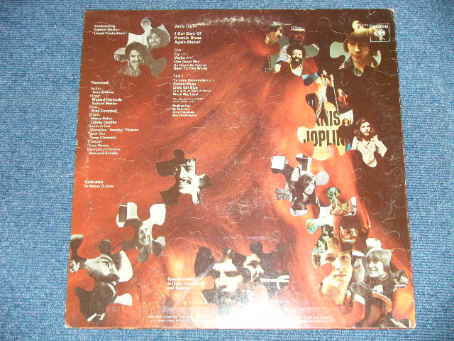 画像: JANIS JOPLIN - I GOT DEM OL' KOZMIC BLUES AGAIN MAMA!  ( Matrix # 2 1C / 2F  )  ( Ex/MINT- )  / 1969  US AMERICA  ORIGINAL "360 SOUND Label" Used LP 