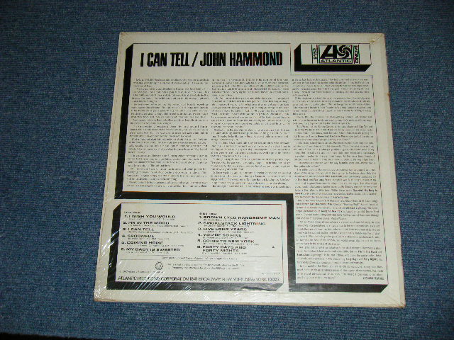 画像: JOHN HAMMOND - I CAN TELL  ( Ex+++/MINT- : BB  )  / 1967 US AMERICA ORIGINAL  1st Press "RED & PLUM(PURPLE) Label" "MONO"  Used LP 